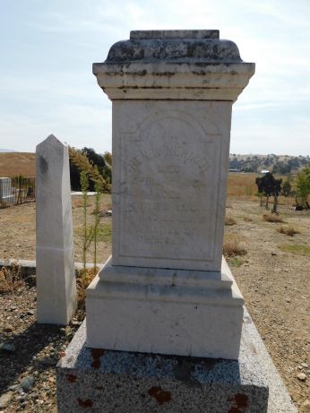[Picture of Henry Newman grave]
